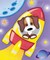 DIY Riolos Spaceship Dog Puppy Kids Embroidery Beaded Beginner Starter Kit 6"x7"